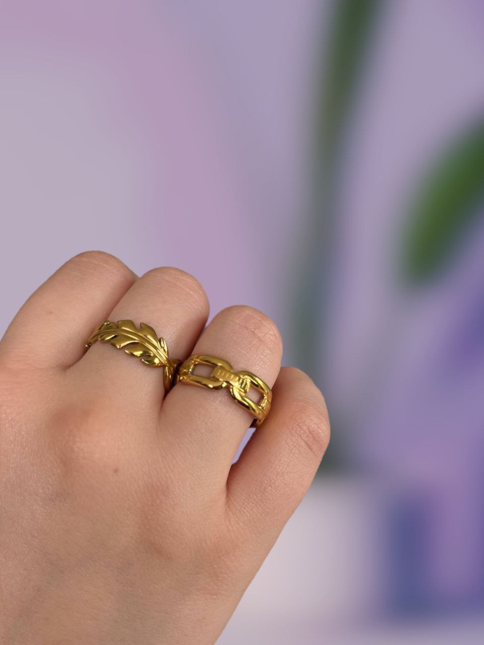 Adjustable Waterproof Leaf Ring