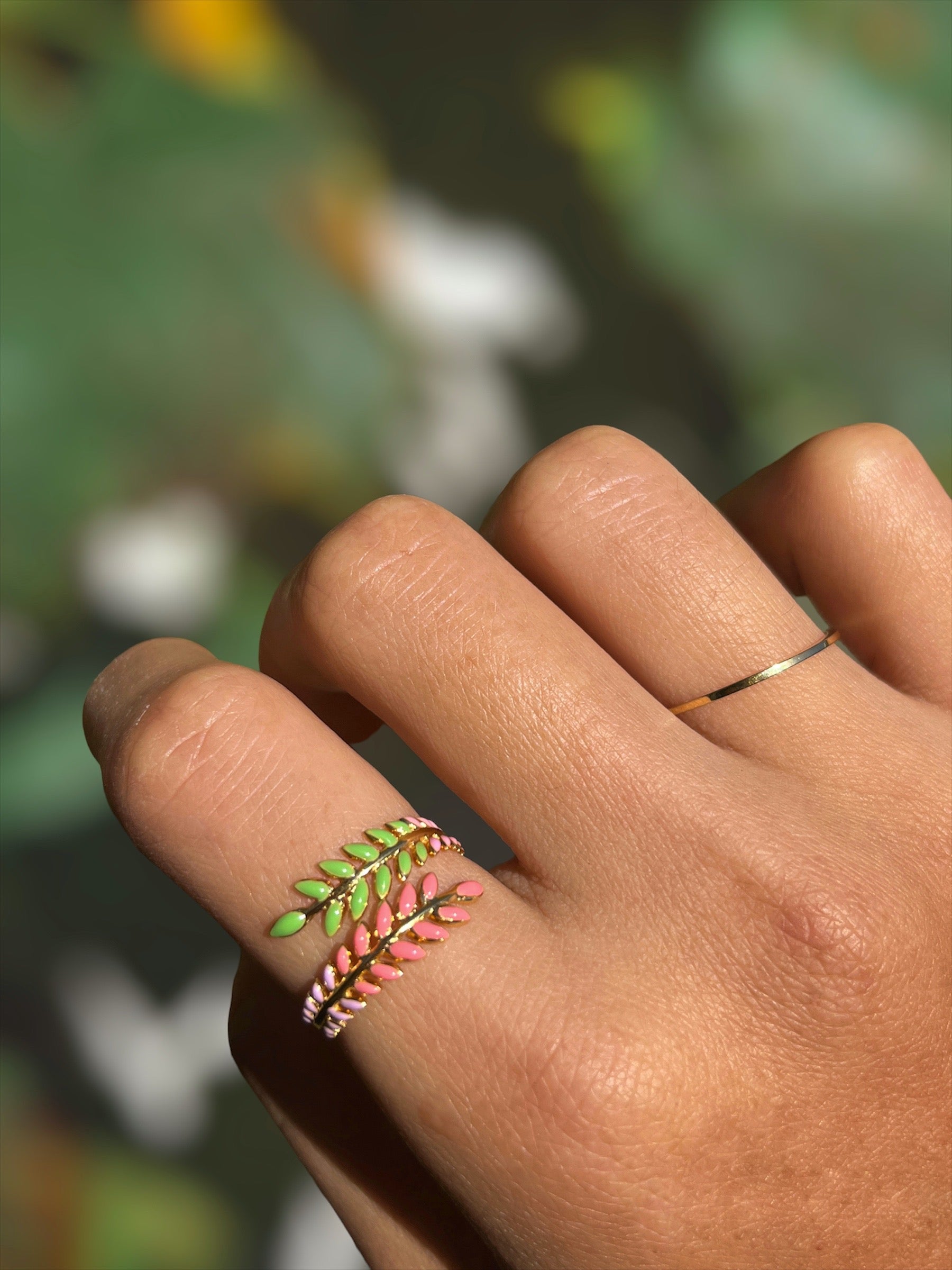 Adjustable Waterproof Branches Ring